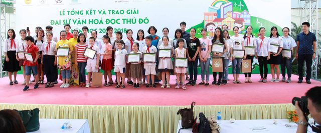 28 học sinh xuất sắc được vinh danh Đại sứ Văn hóa Đọc